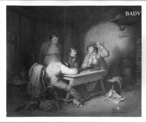 Wirtshausszene by Josef Franz Danhauser