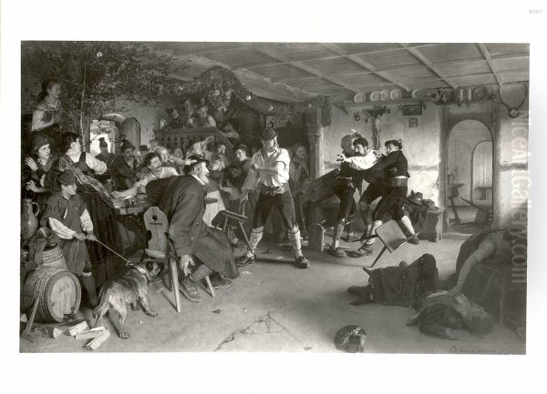 Rauferei im Wirtshaus - view 1