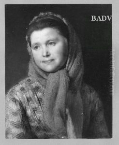 Head of a girl with shawel