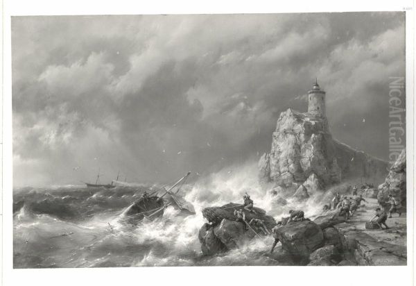 Stormy sea - view 1