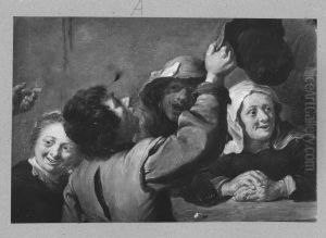 Lustige Gesellschaft (Fest des Bohnenkonigs) by David The Elder Teniers