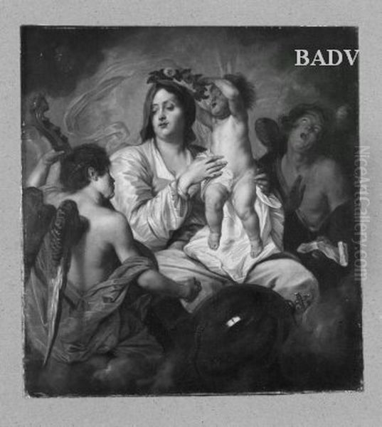 Madonna with child and two angels - view 1