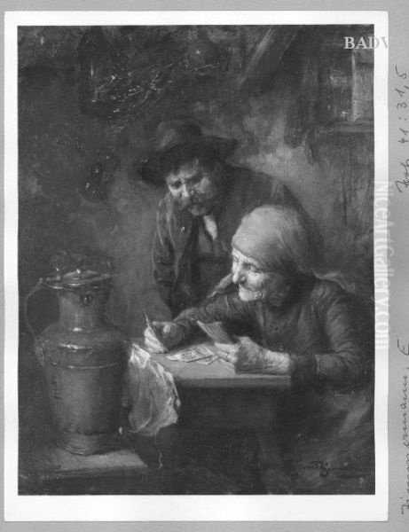 Fortune - teller with cards - view 1