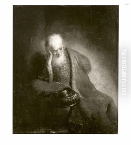 Jeremiah lamenting over Jerusalem