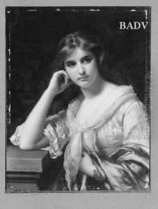 Portrait of a girl by Oscar Begas
