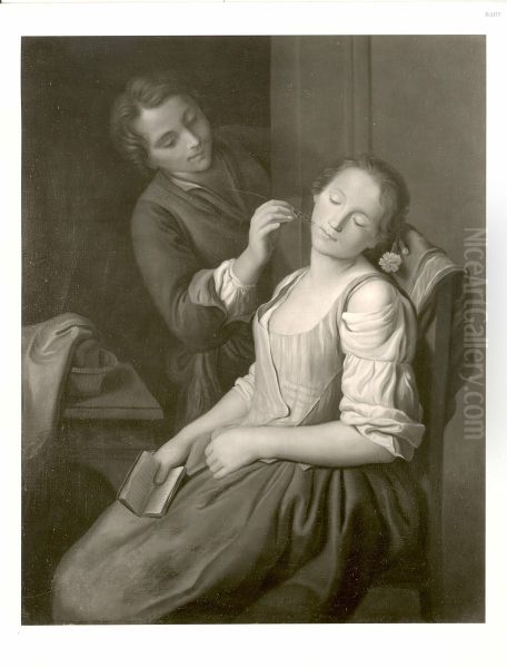 sleeping girl - view 1