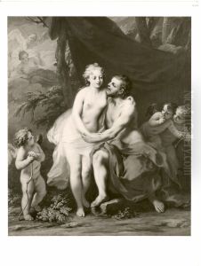 Liebespaar mit Putten by Jacopo Amigoni