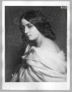 Madchenbildnis by Hermann Winterhalter