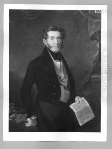 Bildnis des Freiherren von Wurtzburg, k.k. ostr. Grossherzog by Ferdinand von Rayski
