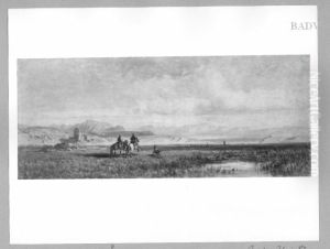 Campagna-Landschaft mit zwei Reitern