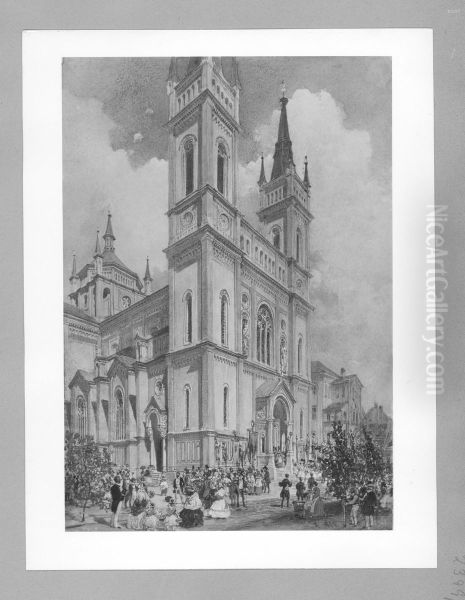 Alt-Lerchenfelder Kirche bei Wien - view 1