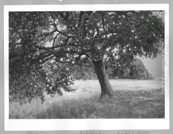 Landschaft mit Apfelbaum - view 1
