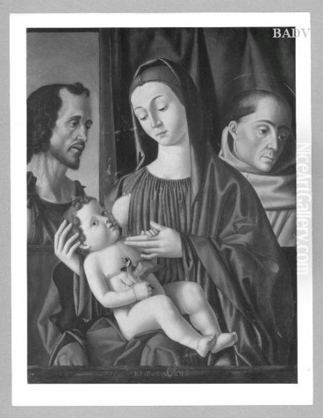 Madonna with child and two Saints - view 1