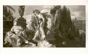 Rinaldo und Armina by Giovanni Battista Tiepolo