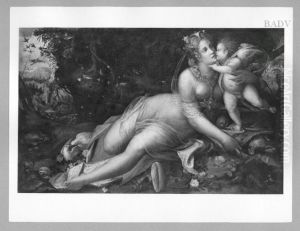 Venus und Amor by Frans Floris I