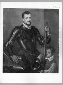 a knight with a boy by Paolo Veronese (Caliari)