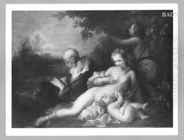 Idyll mit vier Figuren (die drei Lebensalter) - view 1