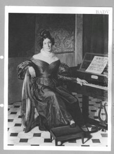 Bildnis Frau Rossini (Isabella Colbran) by Ferdinand Georg Waldmuller