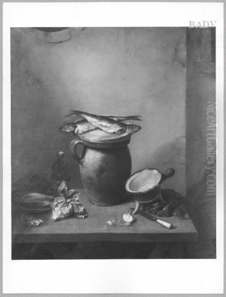 still life with two fishes - view 1
