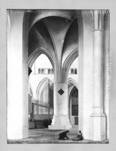 Interior St. Bavo of Harlem 1636