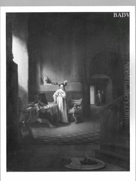 Interieur mit Dame und Spiegel - view 1