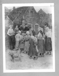 Leierkastenspieler by Fritz von Uhde
