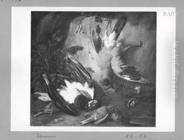 Still - life with dead birds - view 1