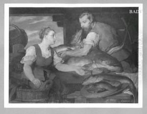 Beim Fischhandler by Hans (Johann von Strasiripka) Canon