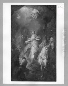 Martyrium einer Heiligen (Katharina)(Saint Thecle) by Felix Ivo Leicher