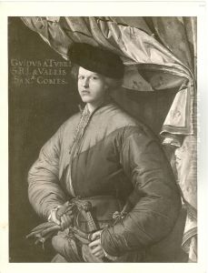 Bildnis eines jungen Mannes mit schwarzer Mutze und rotem Gewand (Graf Valsassina)