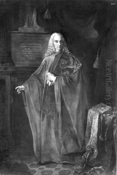 Bildnis des Prafekten von Brescia, Giovanni Grassi im rotem Talar - view 1