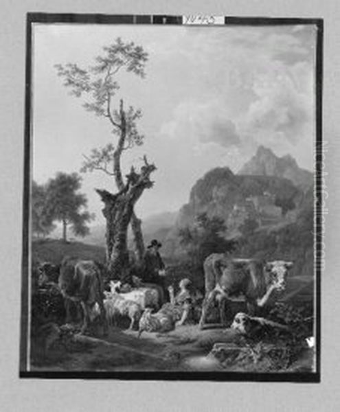 Landschaft mit Hirtenszene - view 1