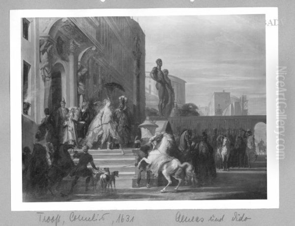 Depart for hunting with monumental architecture - view 1