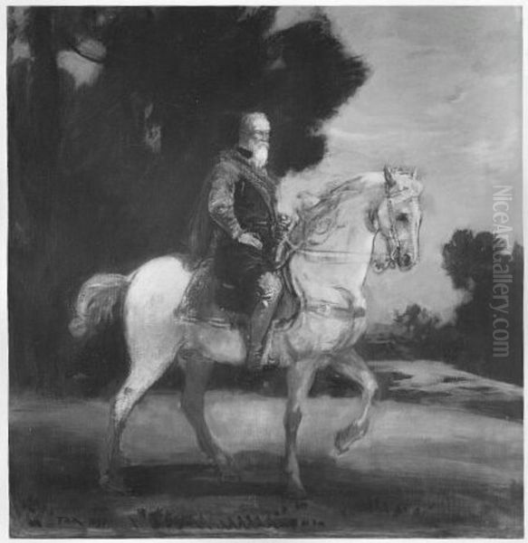 Prinzregent Luitpold zu Pferd - view 1