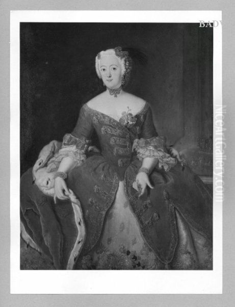 Portrait of Amalie of Prussia, sister of Frider the Great - view 1