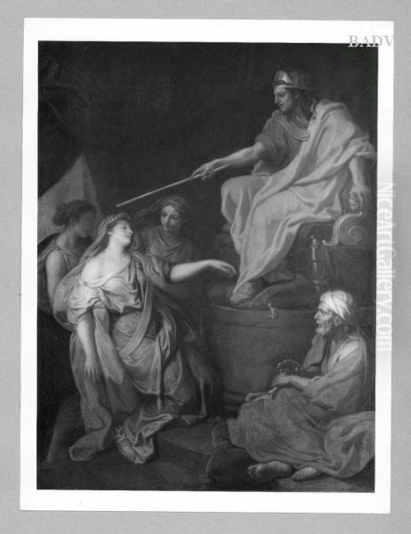 Esther before Ahasuerus - view 1