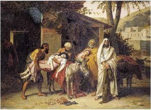 Le Levite D'ephraim by Alexandre-Francois Caminade