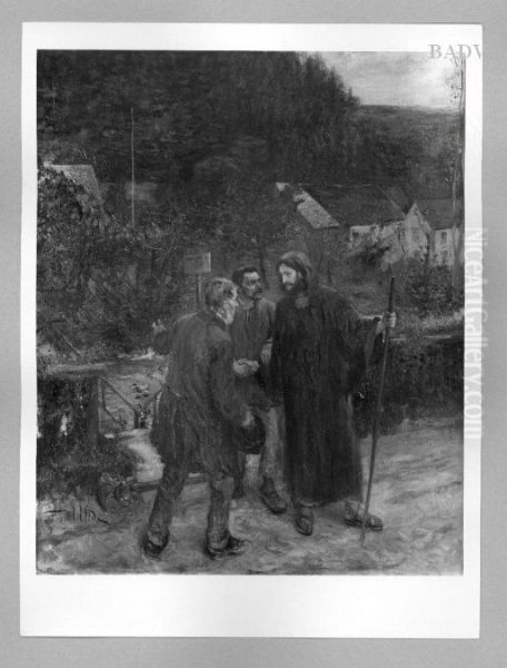 Christus und die Junger von Emmaus - view 1