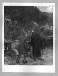 Christus und die Junger von Emmaus by Fritz von Uhde