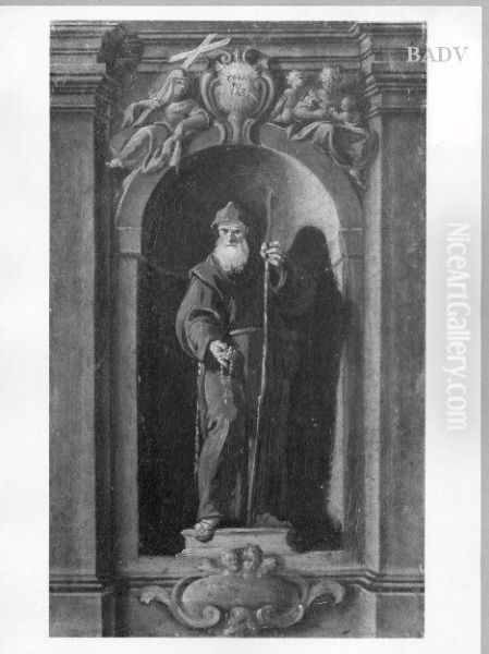 holy monk (S. Anthony?) - view 1