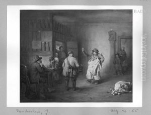 Der tanzende Hirt by Josef Franz Danhauser