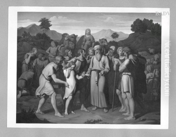 Joseph sold by his brothers - view 1