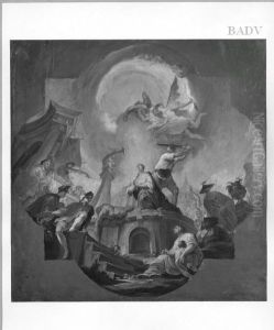 Decapitation of Saints (ceiling-painting)