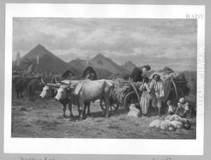 Hungarian peasants by August von Pettenkofen