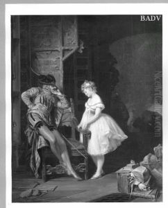 Hinter den Kulissen (Mephisto) by Eduard Von Grutzner