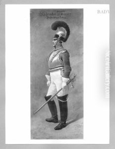 Bayerischer Kurassier zur Zeit der Befreiungskriege by Louis Braun