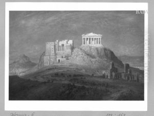 Die Akropolis von Athen by Ernst Koerner
