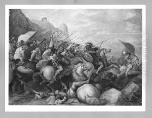 fight on horse-back by Frans Francken the Younger