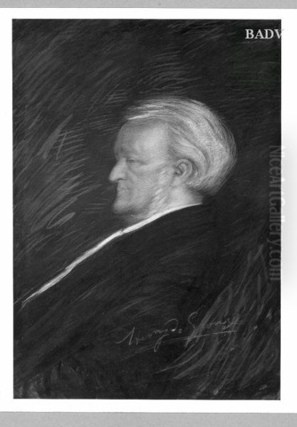 Portrait of Richard Wagner - view 1