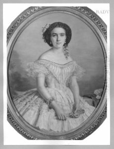 Portrait de jeune fille by Franz Xavier Winterhalter